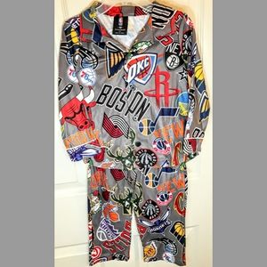 NBA Sleepwear two piece kid's pajama set NWT